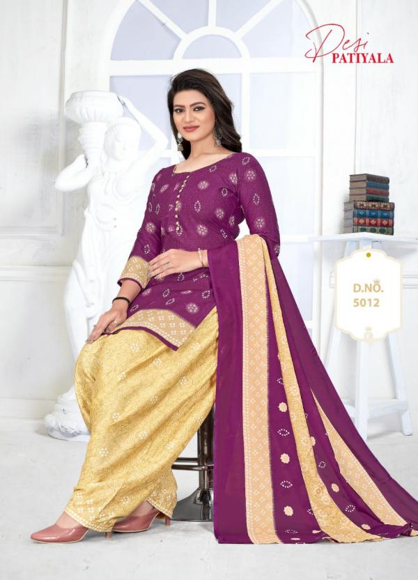 Ganesha Desi Patiyala Vol-5 Cotton Designer Readymade Suit